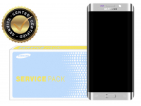 Display cu touchscreen si rama Samsung Galaxy S6 edge+ G928 argintiu GH97-17819D