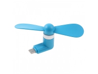 Mini Ventilator USB Type-C Fashion albastru