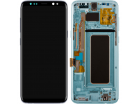 Display cu Touchscreen Samsung Galaxy S8+ G955, cu Rama, Bleu (Coral Blue), Service Pack GH97-20470D