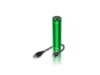 Baterie externa Powerbank Tube 2600mA Verde Blister