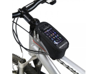 Geanta textil pentru bicicleta cu suport telefon 5.5 inci si cablu Jack 3.5mm