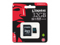 Card memorie Kingston Canvas Go! MicroSDHC 32GB UHS-I U3 Blister