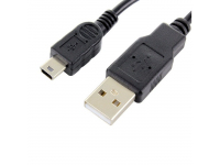 Cablu Date si Incarcare USB-A - miniUSB Forever, 10W, 1m, Negru