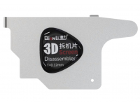 Clips metalic Qianli 3D, Pentru Indepartat LCD / Display / Capac Baterie, T 0.12mm, Flexibil