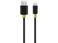 Cablu Date si Incarcare USB la MicroUSB Goui Classic, 1.5 m, Negru G-MC-01K