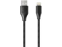 Cablu Date si Incarcare USB la Lightning Forever Core Classic, 2,4A, 1.5 m, Negru