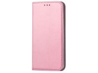 Husa pentru Samsung Galaxy A20e A202, OEM, Smart Magnetic, Roz Aurie