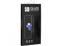 Folie de protectie Ecran OEM pentru Samsung Galaxy A20s A207, Sticla securizata, Full Glue, 5D, Neagra