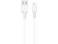 Cablu Date si Incarcare USB-A - microUSB HOCO X13 Easy, 18W, 1m, Alb