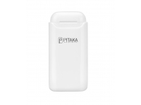 Baterie Externa Wireless Pitaka Air Pal Essential pentru Apple Airpods Gen 1 / Gen 2, 1200mAh, 5W, Alba AP1002