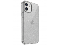 Husa pentru Apple iPhone 12 mini, UNIQ, LifePro Tinsel Glitter, Transparenta