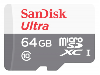 Card Memorie microSDXC SanDisk Ultra Android, 64Gb, Clasa 10 / UHS-1 U1 SDSQUNR-064G-GN3MN