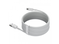Cablu Date si Incarcare  USB la USB Type-C BASEUS, 1.5 m, 40W, 5A, (Set 2 Bucati), Alb TZCATZJ-02