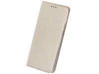 Husa Piele Ecologica OEM Smart Skin pentru Samsung Galaxy A42 5G, Aurie