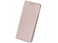 Husa Piele OEM Smart Skin pentru Samsung Galaxy M51, Roz Aurie