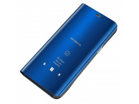Husa pentru Samsung Galaxy A42 5G A426, OEM, Clear View, Albastra