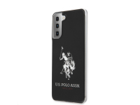 Husa TPU U.S. Polo Shiny Big Logo Samsung Galaxy S21 5G, Neagra USHCS21STPUHRBK