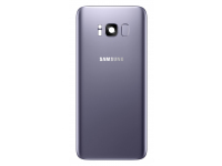 Capac Baterie Samsung Galaxy S8 G950, Cu Geam Camera Spate - Senzor Amprenta, Mov, Second Hand