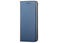 Husa Piele Ecologica OEM Smart Magnet pentru Samsung Galaxy A22 5G, Bleumarin 