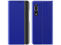 Husa Textil OEM Sleep Case pentru Samsung Galaxy A32 5G A326, Albastra 
