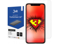 Folie Protectie Ecran 3MK FlexibleGlass Lite pentru Apple iPhone X / Apple iPhone XS / Apple iPhone 11 Pro, Sticla Flexibila, 0.16mm 
