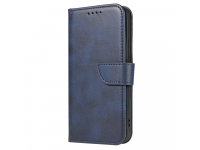 Husa Piele OEM Leather Flip Magnet pentru Samsung Galaxy A02s A025F, Bleumarin 