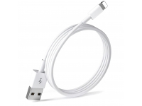 Cablu Date si Incarcare USB-A - Lightning EnviroBest EC2, 18W, 1m, Alb