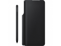 Husa Piele Samsung Galaxy Z Fold3 5G, Flip Cover With S-Pen, Neagra EF-FF92PCBEGEE 