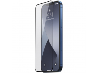 Folie Protectie Ecran Nevox pentru Apple Iphone 13 / Apple Iphone 13 Pro, Sticla securizata, Full Glue, 3D, 9H, 0.33mm, Neagra 