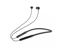 Casti Bluetooth XO Design BS19, In-Ear, Necklace, BT 5.0, Negre 