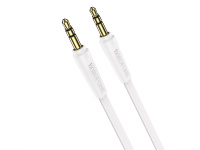 Cablu Audio 3.5 mm la 3.5 mm Borofone BL6, 2 m, AUX, TRS - TRS, Alb 