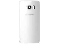 Capac Baterie - Geam Camera Spate Samsung Galaxy S7 edge G935, Alb, Second Hand 