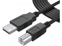 Cablu Imprimanta Gembird, USB 2.0 tip A la USB 2.0 tip B, 3m, Negru CCP-USB2-AMBM-10 