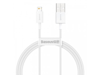 Cablu Date si Incarcare USB-A - Lightning Baseus Superior Series, 20W, 1m, Alb CALYS-A02