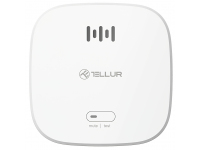 Senzor Tellur Smart WiFi, pentru Fum, CR123A, Alb TLL331281 
