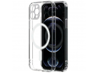 Husa MagSafe pentru Apple iPhone 13 Pro, OEM, Magnetic Antisoc, Transparenta