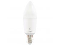 Bec LED SiGN Smart Home Dimmable, E14, 5W, Alb SNSM-E14WHITE 