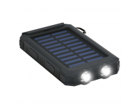 Baterie Externa Powerbank SiGN Solar Charge, 8000 mA, Standard Charge (5V), Neagra SNPB-SOLC 