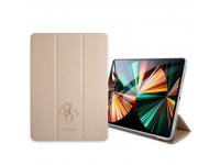 Husa Piele Guess Saffiano Folio pentru Apple iPad Pro 11 (2021), Aurie GUIC11PUSASGO 
