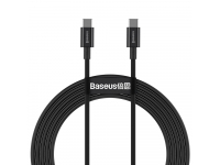 Cablu Date si Incarcare USB-C - USB-C Baseus Superior Series, 100W, 2m, Negru CATYS-C01