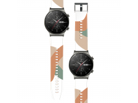 Curea Ceas OEM Camo 4 pentru Huawei Watch GT / Huawei Watch GT 2 Pro, Multicolor