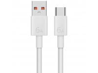 Cablu Date si Incarcare USB-A - USB-C Huawei, 66W, 1m, Alb 04072004