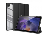 Husa Tableta Piele - Poliuretan DUX DUCIS Toby pentru Samsung Galaxy Tab A8 10.5, Neagra - Transparenta