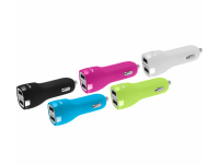 Incarcator Auto USB Serioux, 2.1A, 2 X USB, Diverse culori SRXA-CARCH2.1ABLK-ZZ 