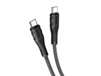 Cablu Date si Incarcare USB Type-C la USB Type-C HOCO X67 Nano, 1 m, 2.4A, Negru 