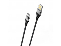 Cablu Date si Incarcare USB la USB Type-C  Borofone BU11 Tasteful, 1.2 m, 3A, Negru 