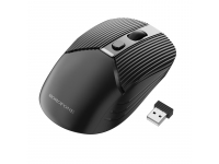 Mouse Wireless Borofone BG5, 1600 DPI, Buton 4D, Negru 