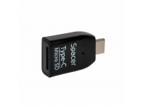 Cititor Card USB Type-C Spacer, Negru SPCR-307 