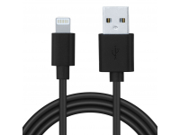 Cablu Date si Incarcare USB la Lightning Spacer, 0.5 m, Negru SPDC-LIGHT-PVC-BK-0.5 