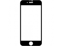 Folie Protectie Ecran OEM pentru Apple iPhone 7 / Apple iPhone 8, Sticla securizata, Edge Glue, 6D, Neagra 